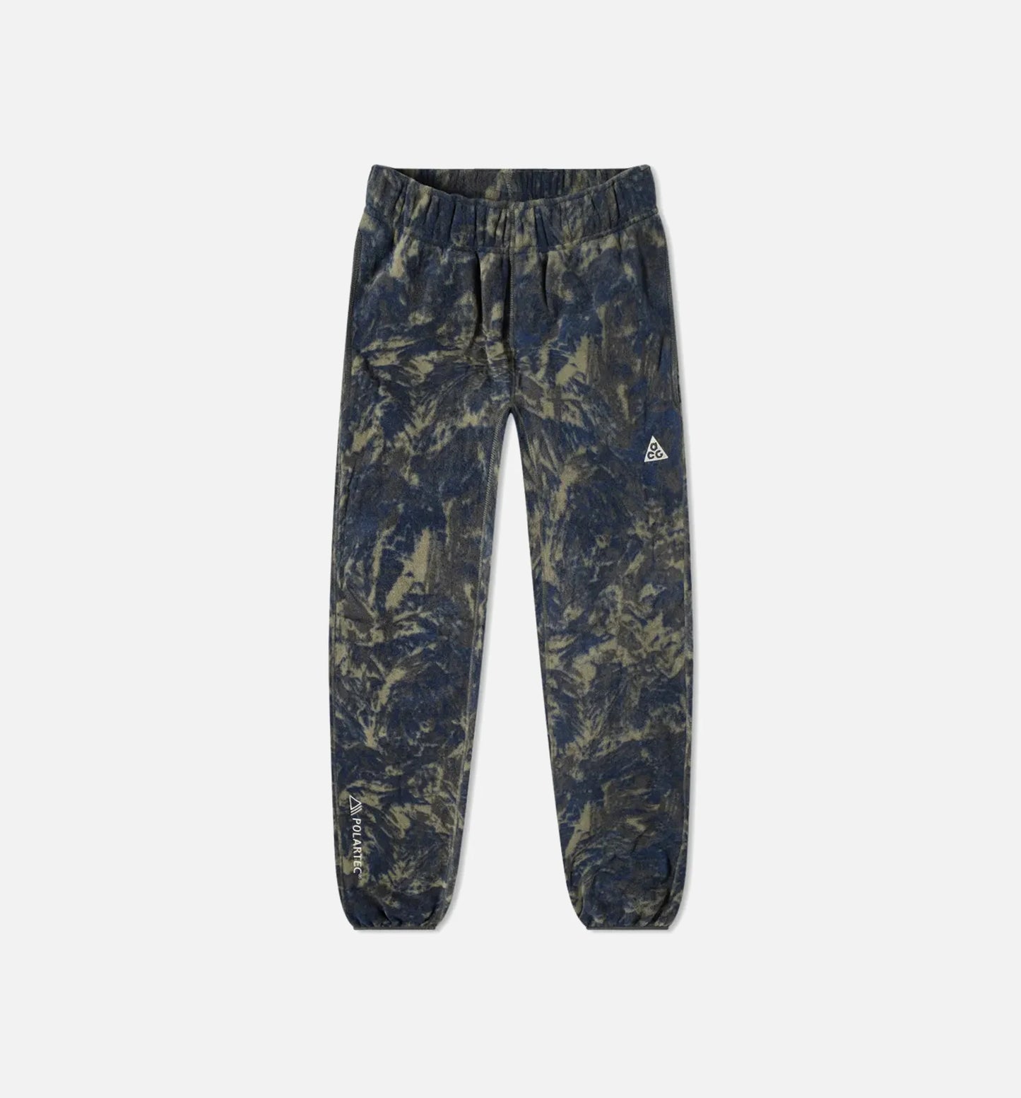 ACG Wolf Tree Print Fleece Pant Mens Pant Blue Smoke Grey Stone