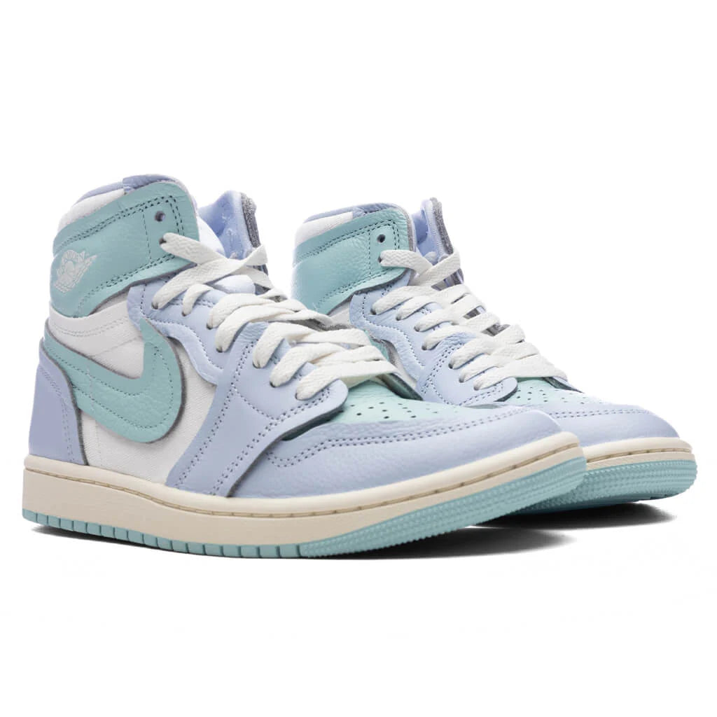 Womens Air Jordan 1 High MM Hydrogen Blue Sail Light Dew