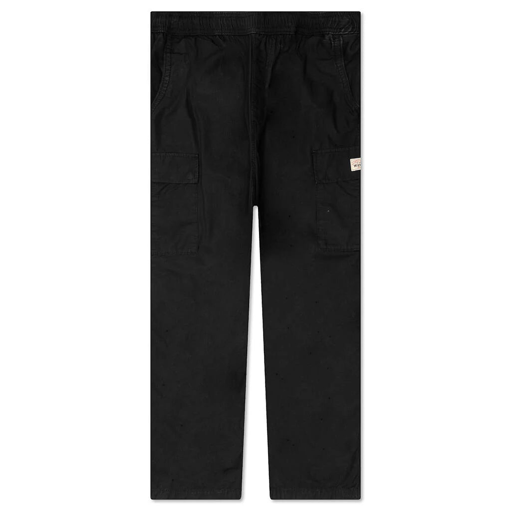 Ripstop Cargo Beach Pant Black