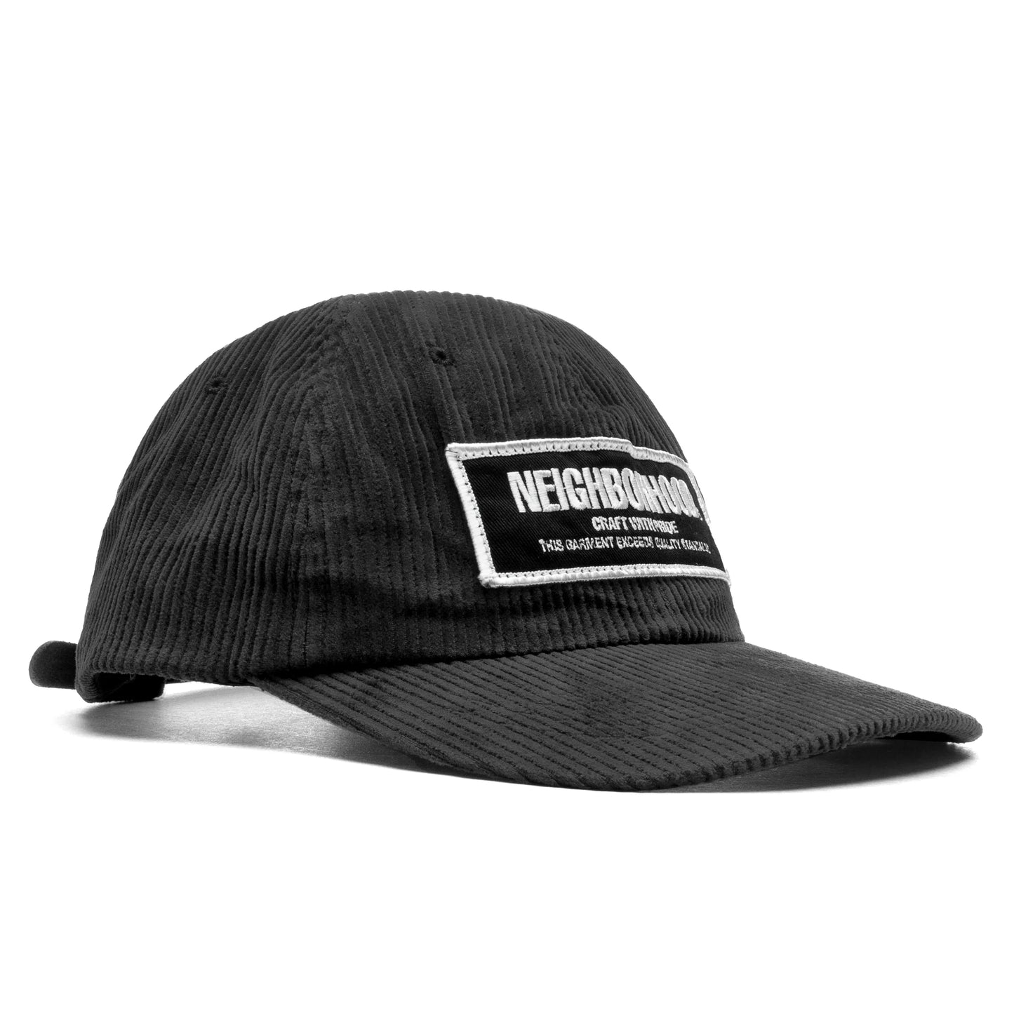 Corduroy Dad Cap Black