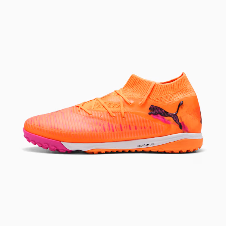 PUMA Future 8 Pro Cage Mens Soccer Shoes Orange Black