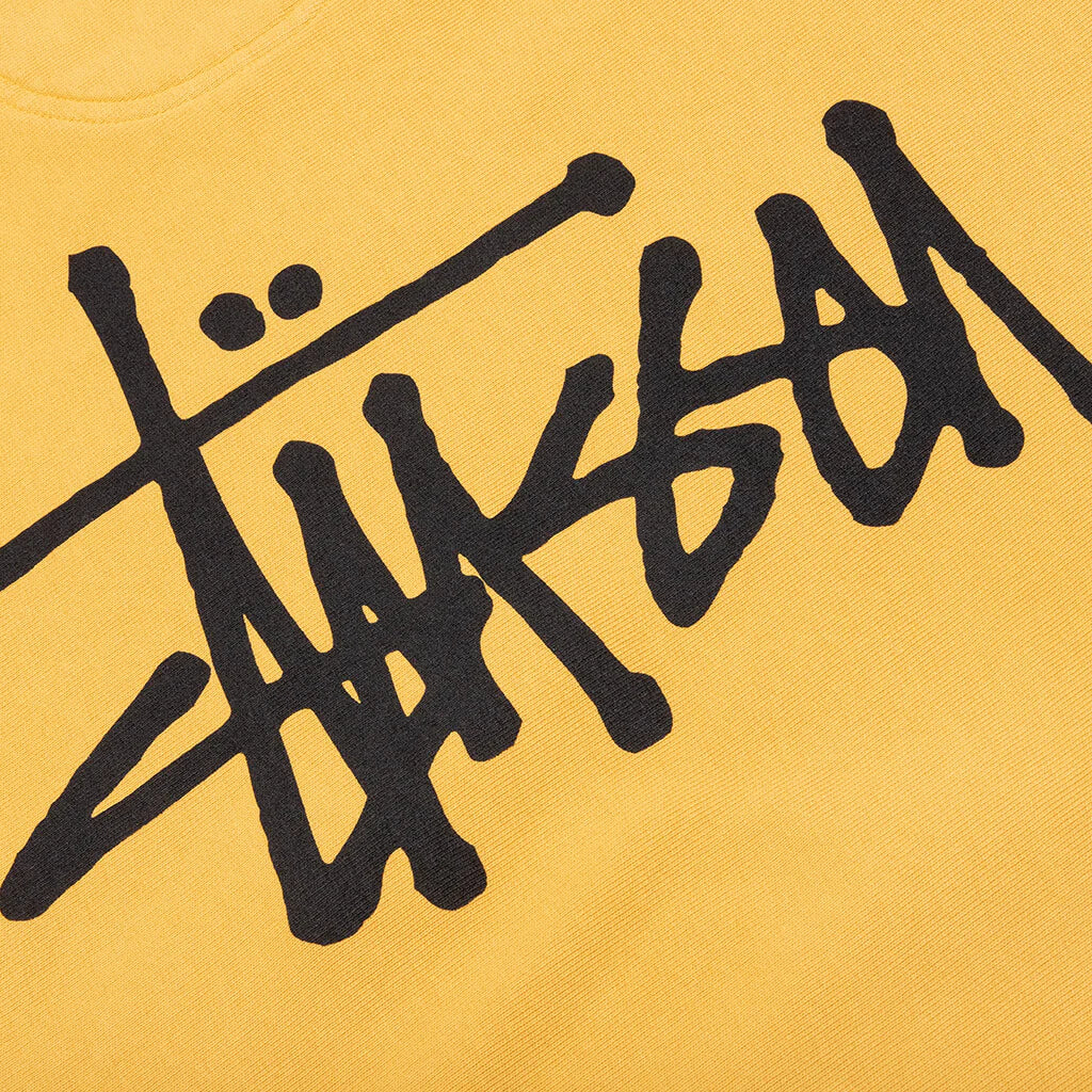 Basic Stussy Pigment Dyed Crew Honey