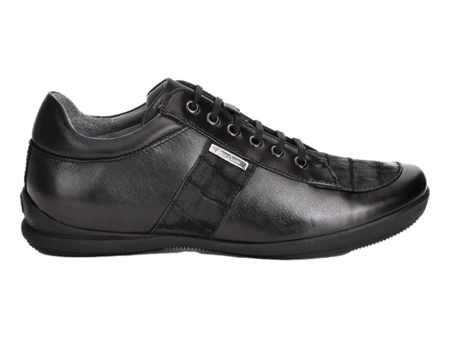 Zapatos Cuadra Negro Piel Niloticus Hombre