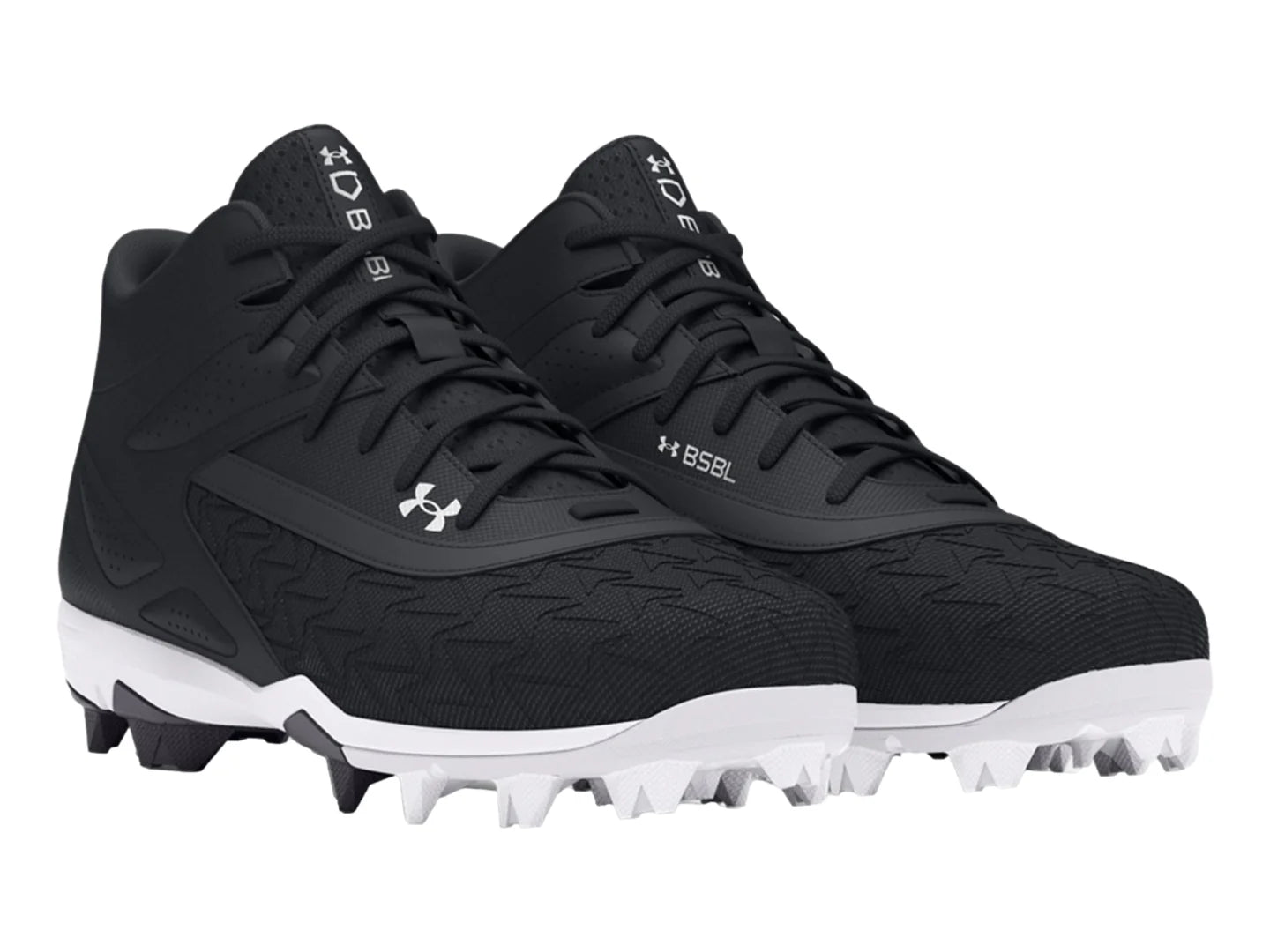 Tenis Under Armour Leadoff Mid 30 Negro y Blanco para Hombre