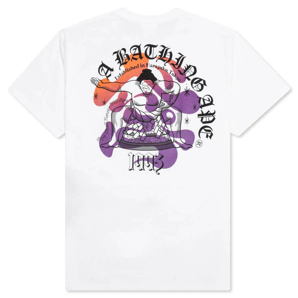 Japan Culture Sumo Tee White