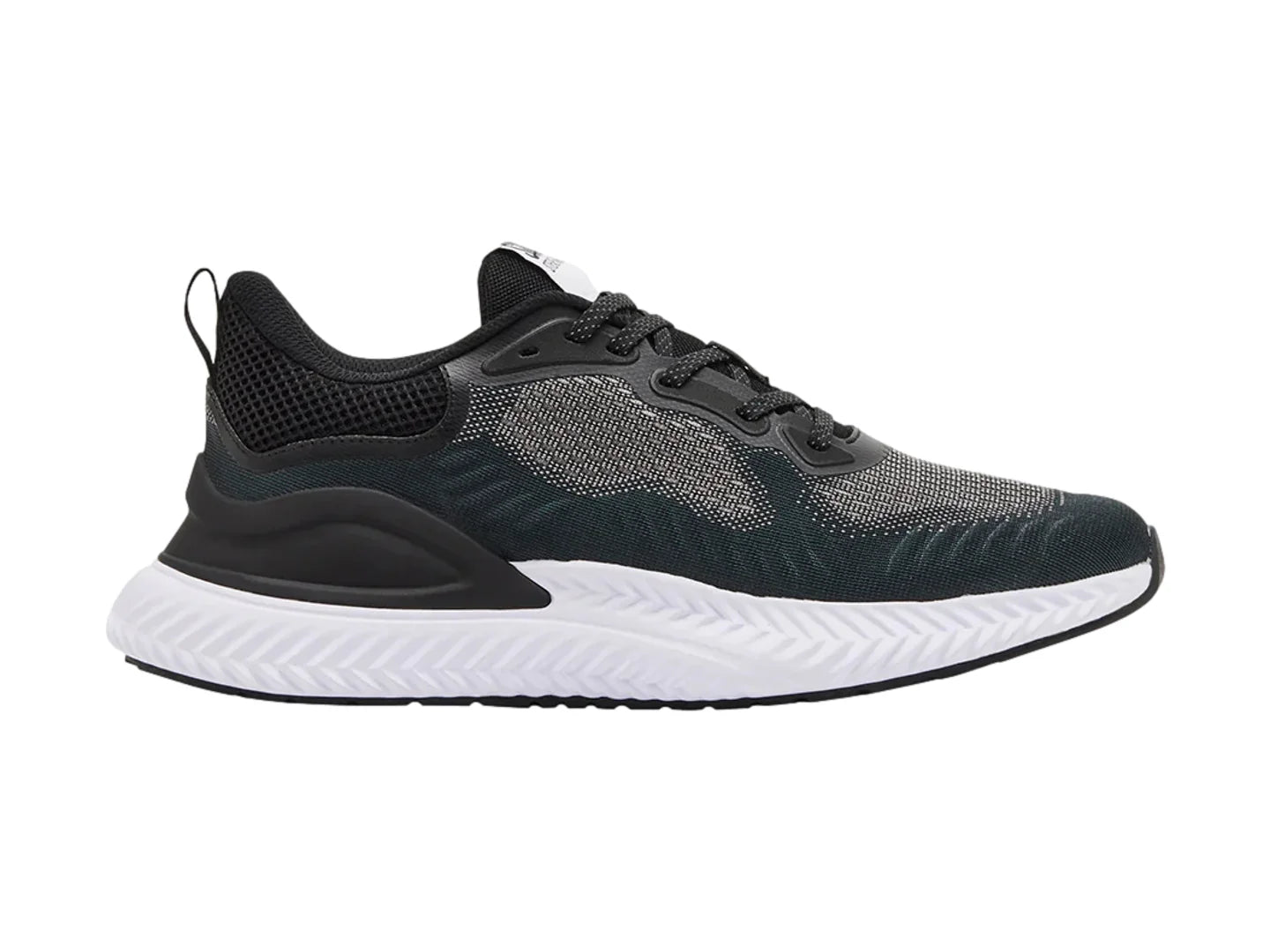 Tenis Steve Madden Slater Negro y Gris para Hombre