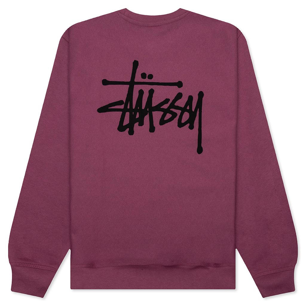 Basic Stussy Crew Berry