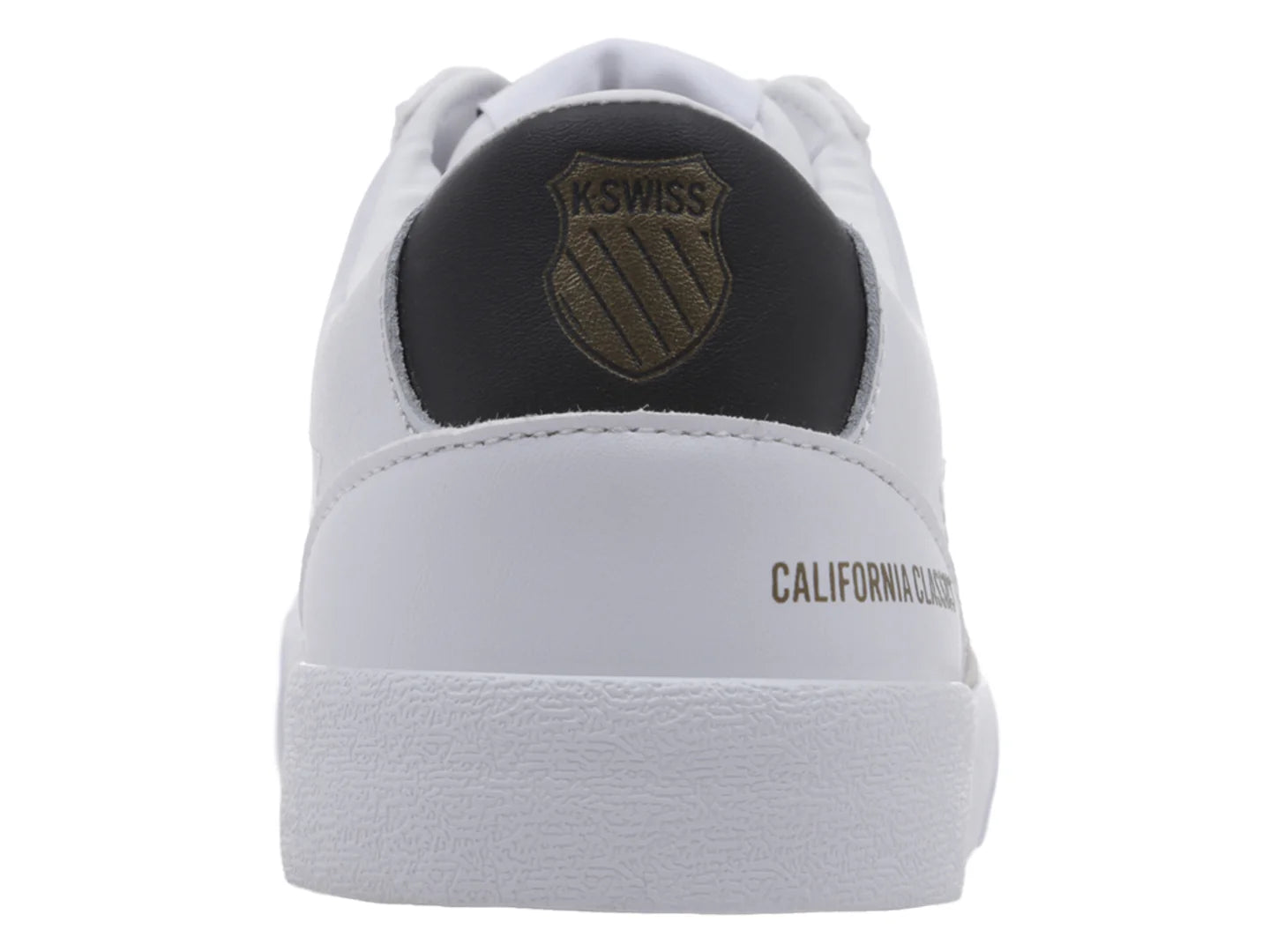 Tenis K SWISS Veaux Blanco con Negro y Oro para Hombre