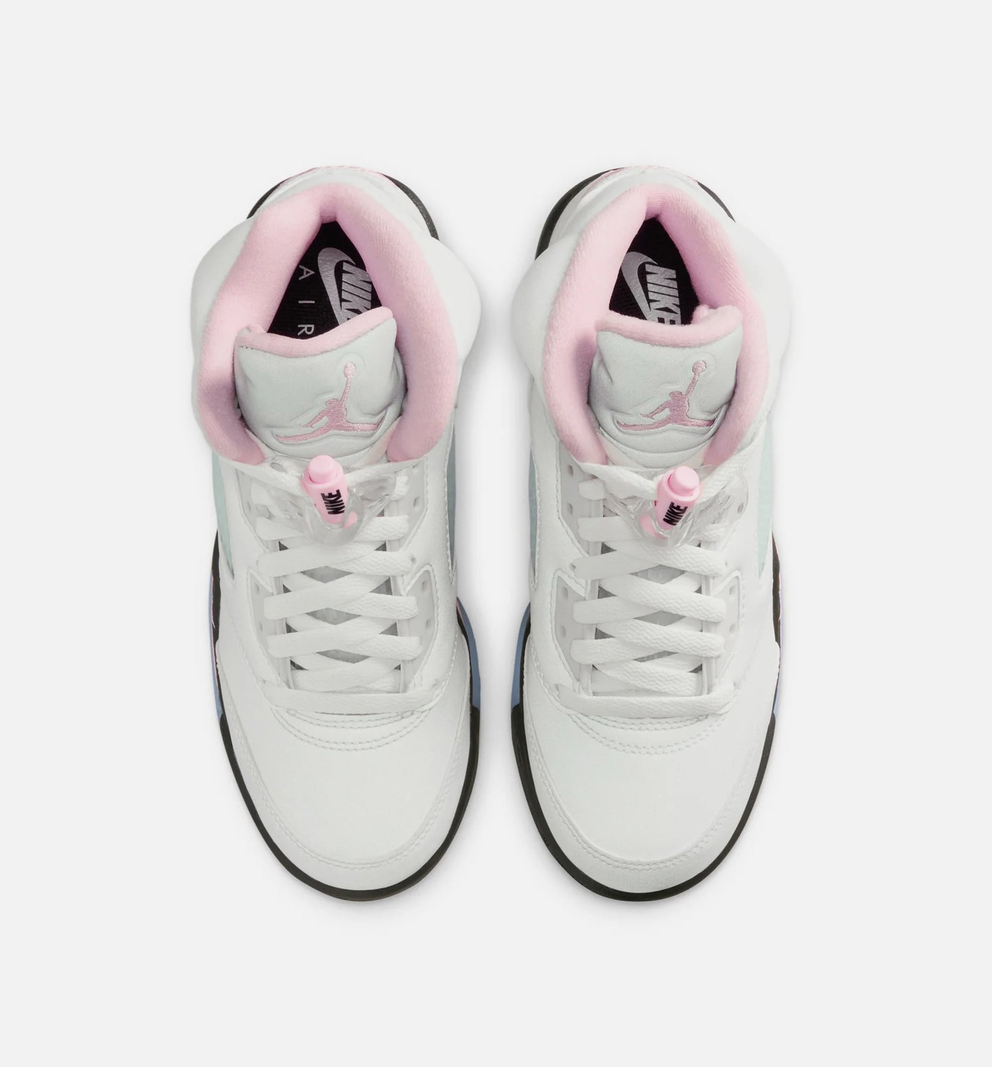 Air Jordan 5 Retro Medium Soft Pink Grade School Lifestyle Shoe White Medium Soft Pink Black Free Shipping