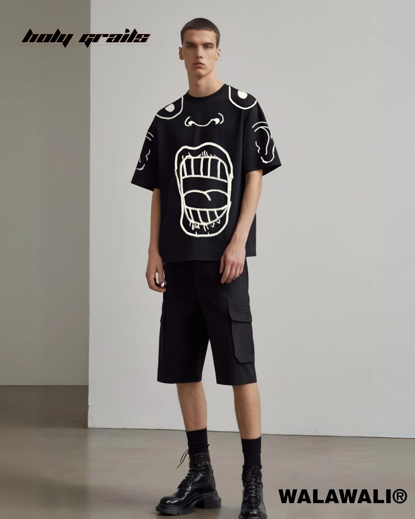 Fact Face Heavy weight Oversize Tee HG X WalaWali