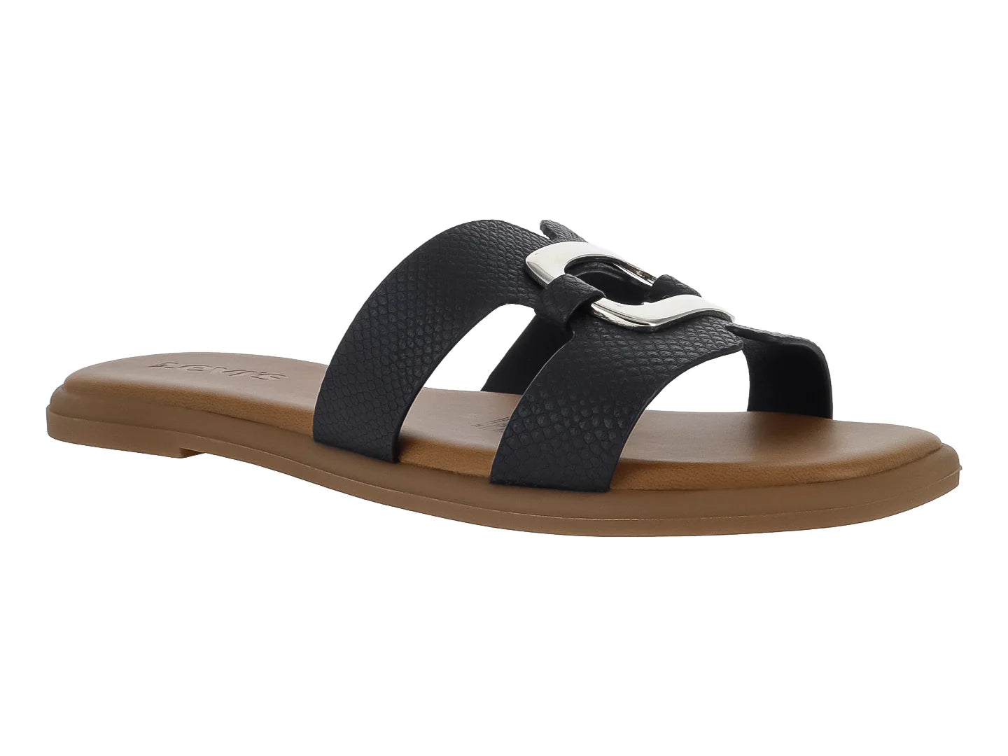 Sandalias Levis Negro Serpiente para Mujer