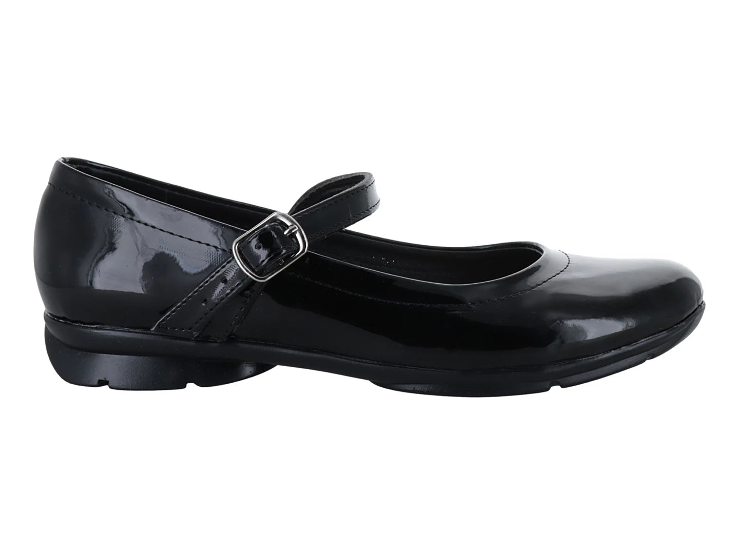 Zapatos Planos de Charol Negro Mauri Valero para Mujer