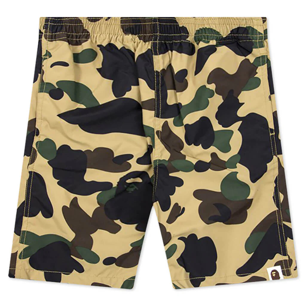 Kids 1ST Camo Beach Pants Yellow