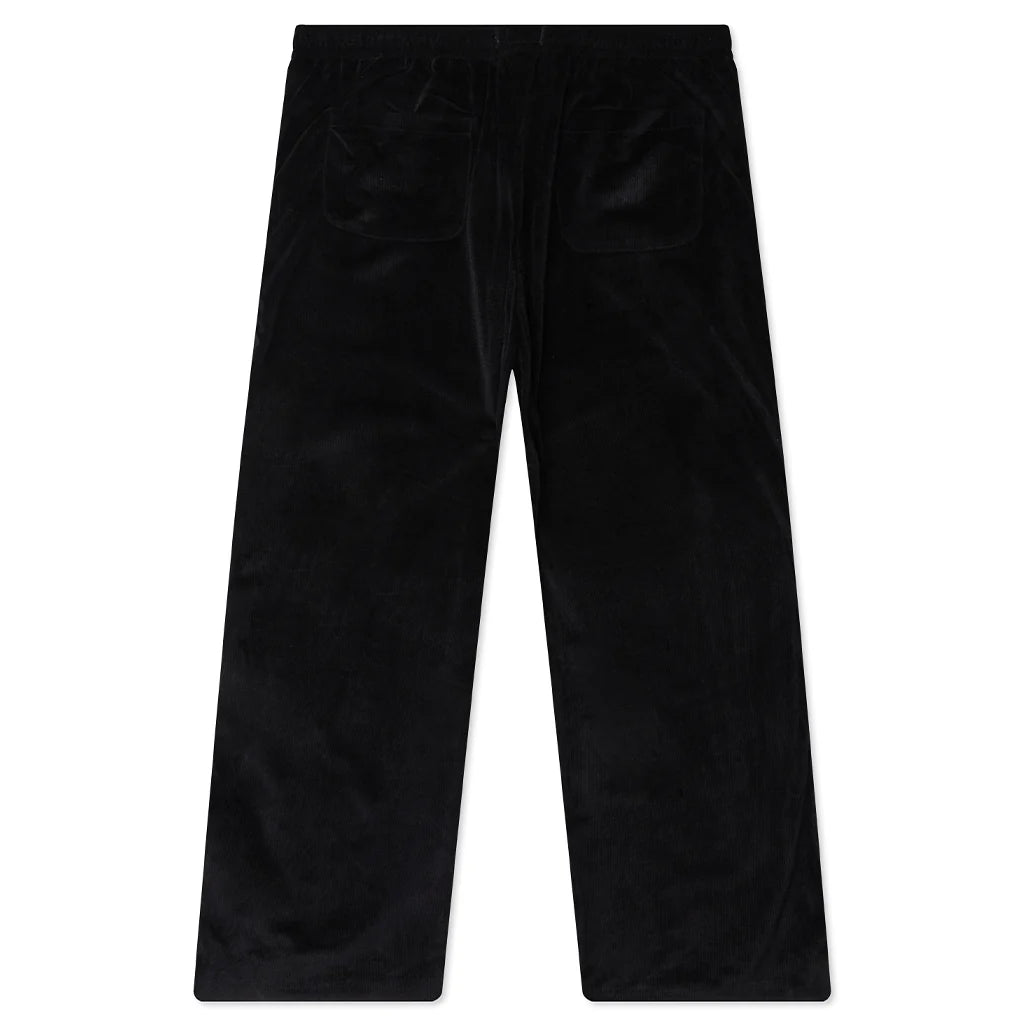 Piping Track Pant Black