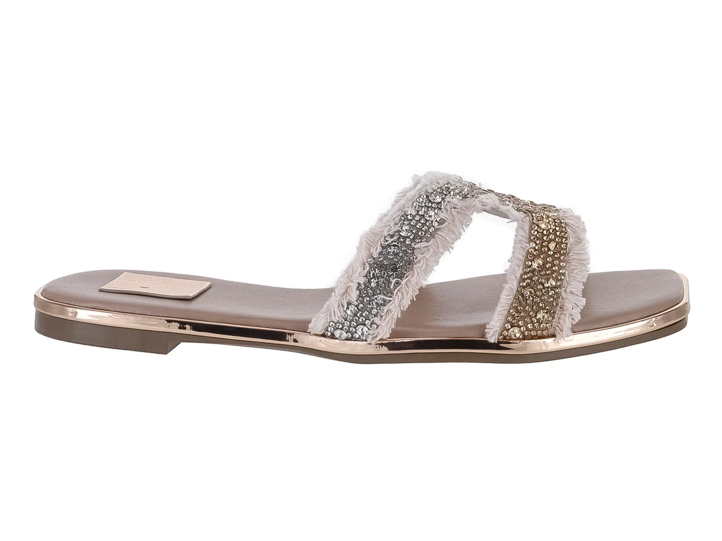 Sandalias Luna Rosa Multicolor Plata y Oro Rosado para Mujer
