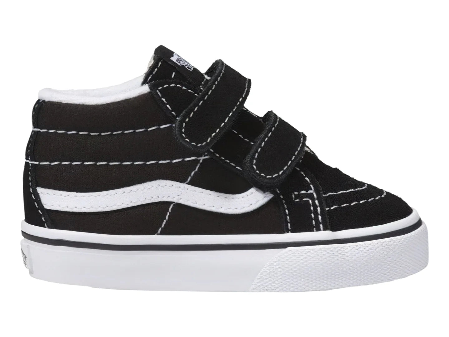 Tenis Vans Sk8 Mid Reissue Negro y Blanco para Niño