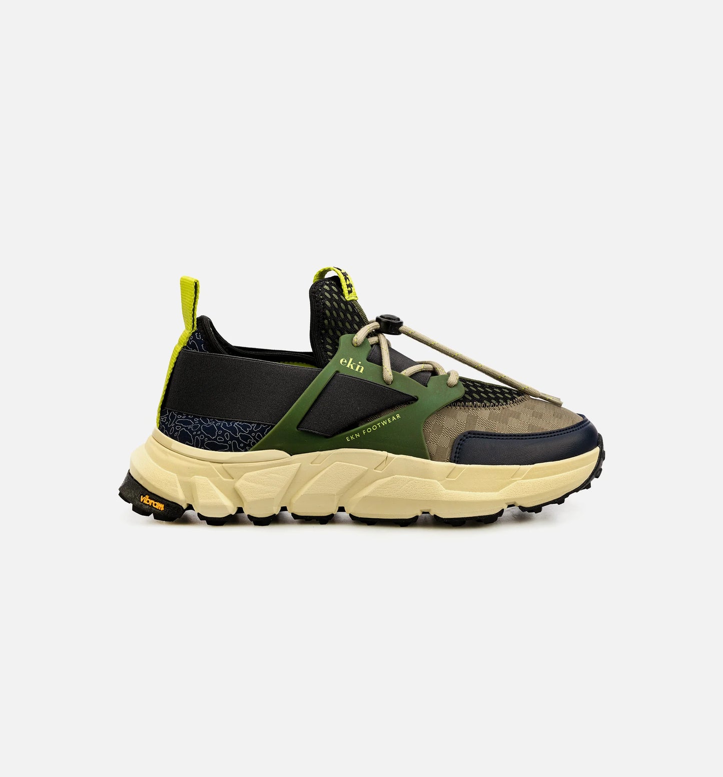 Liana Aloe Mens Lifestyle Shoe Black Green