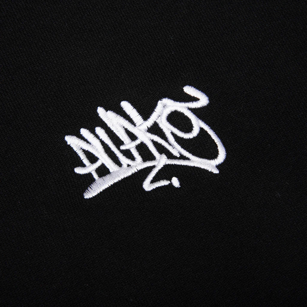 All City Zip Up Hoodie Black