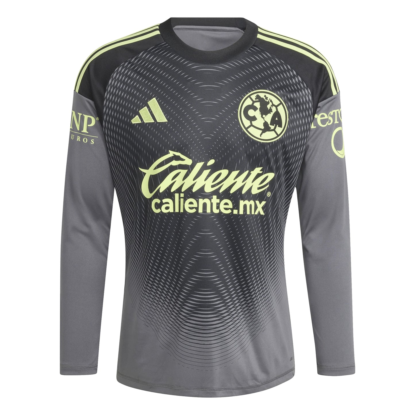 adidas Club América Long Sleeve Mens Goalkeeper Jersey 25 26 Grey