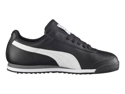 Tenis PUMA Roma Basic Negro Blanco Plata para Hombre