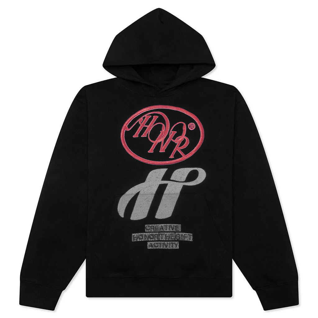 Pop Art Hoodie Black
