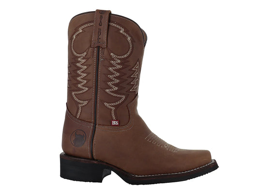 Botas Vaqueras Israel Boots Texas Crazy Horse Tabaco para Hombre