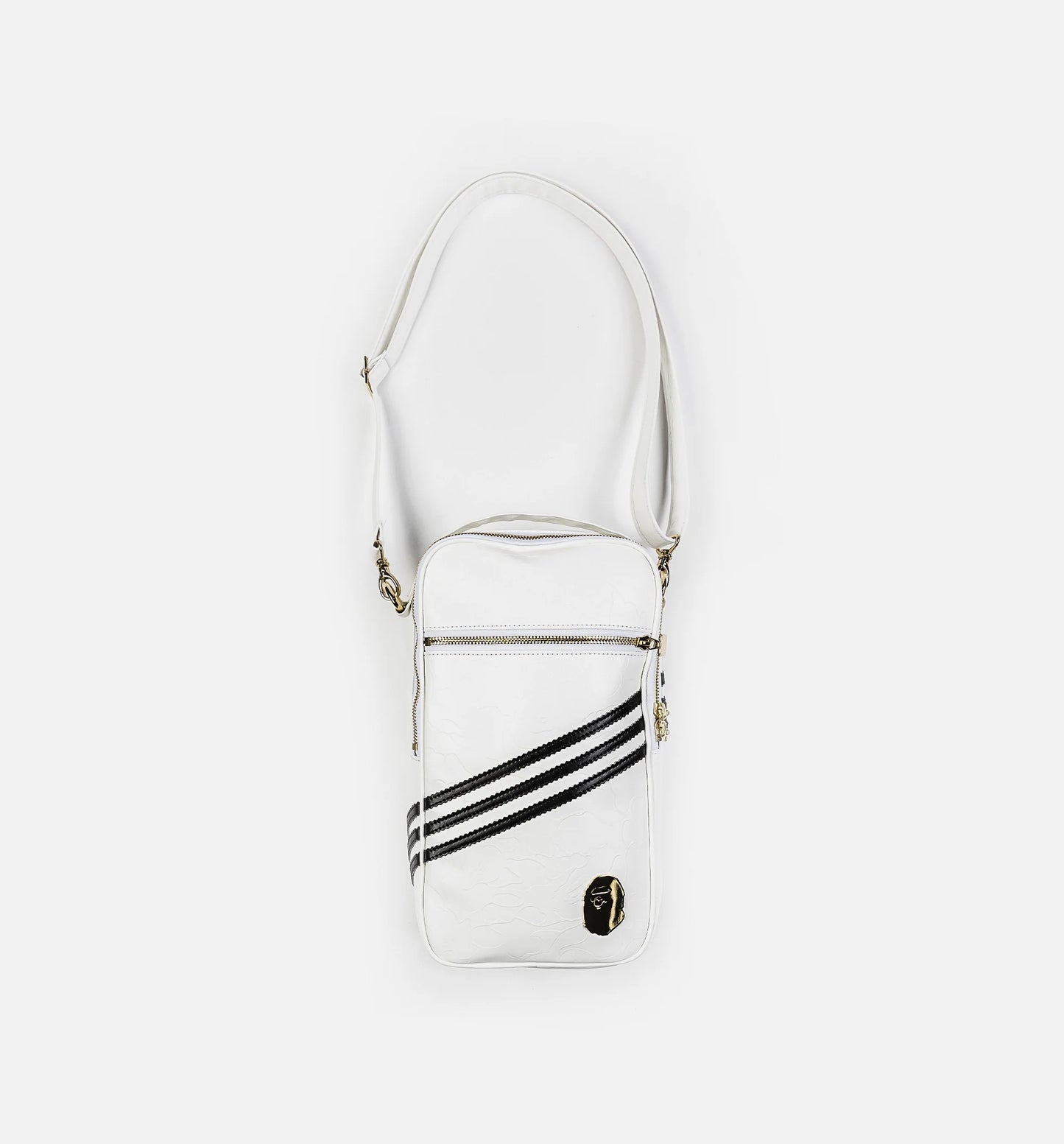 Bape x Adidas Big Sling Mens Bag White