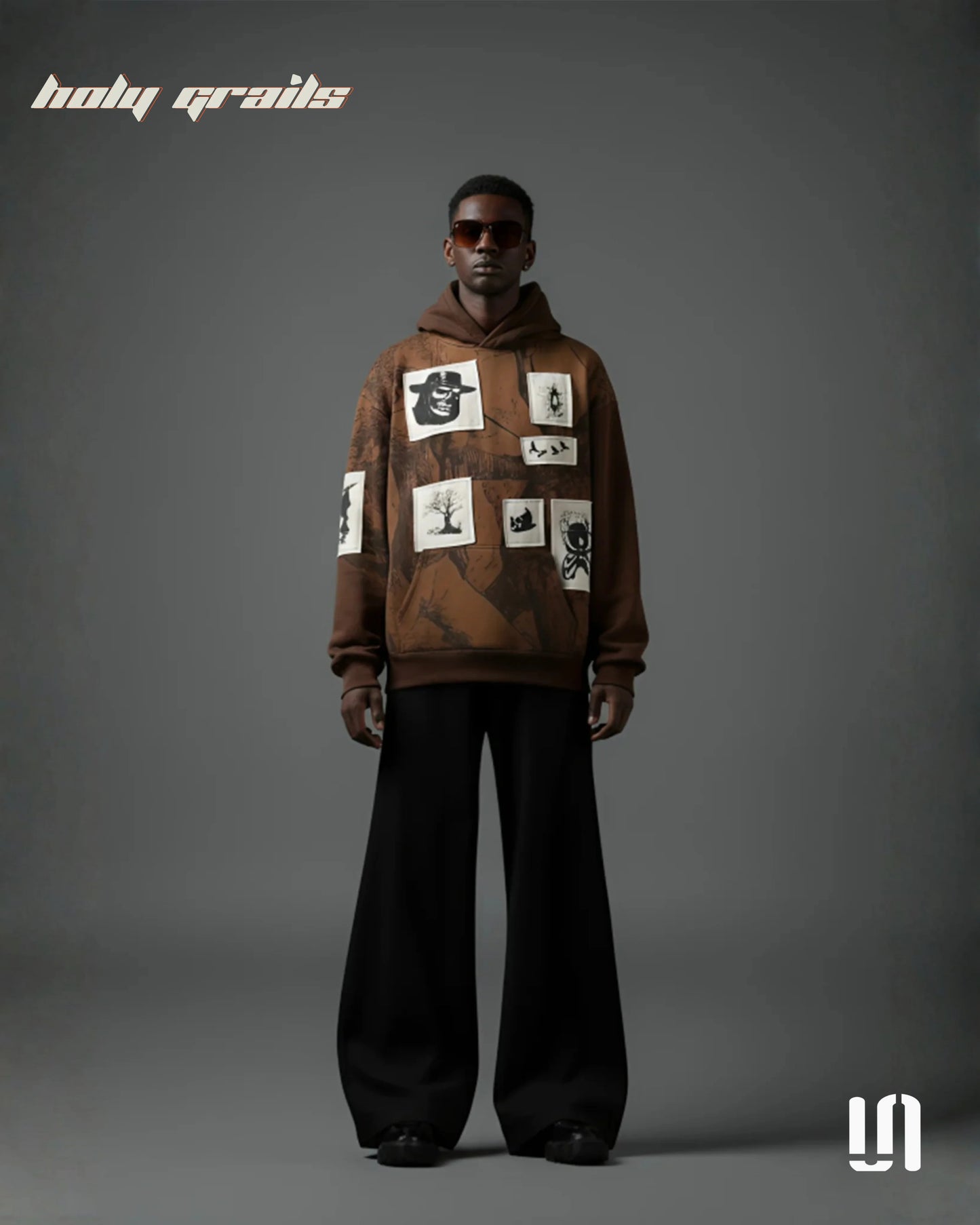 Ubran Roast Brown AOP Hoodie HG x Sullitt