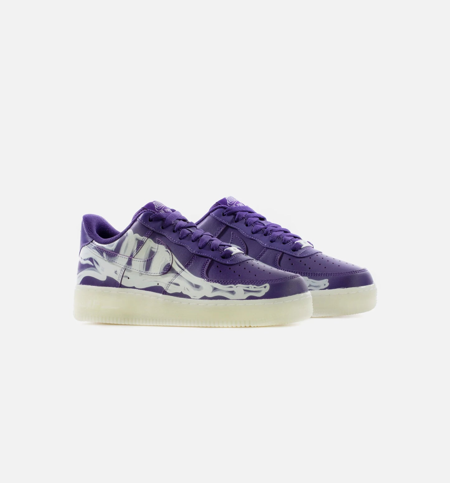 Air Force 1 Purple Skeleton Mens Lifestyle Shoe Court Purple White