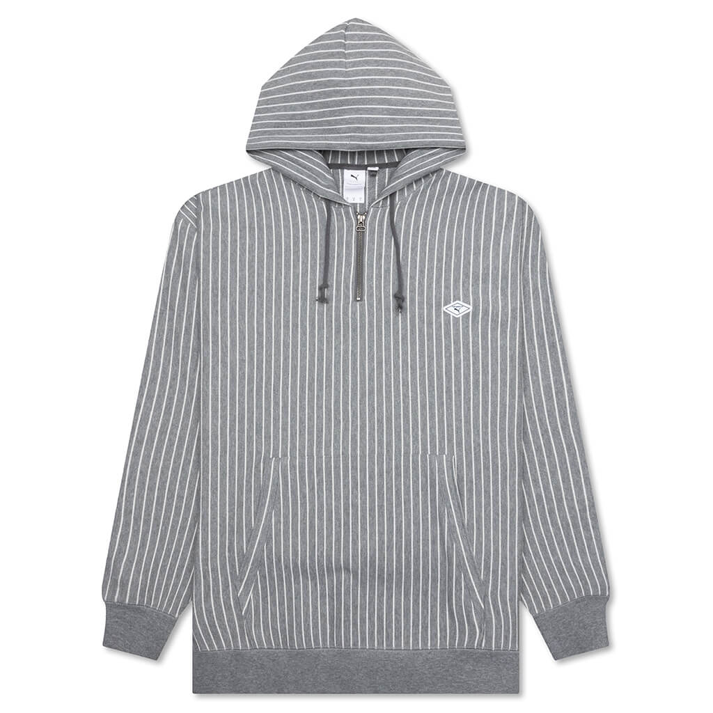 Puma x Nanamica Striped Hoodie Grey