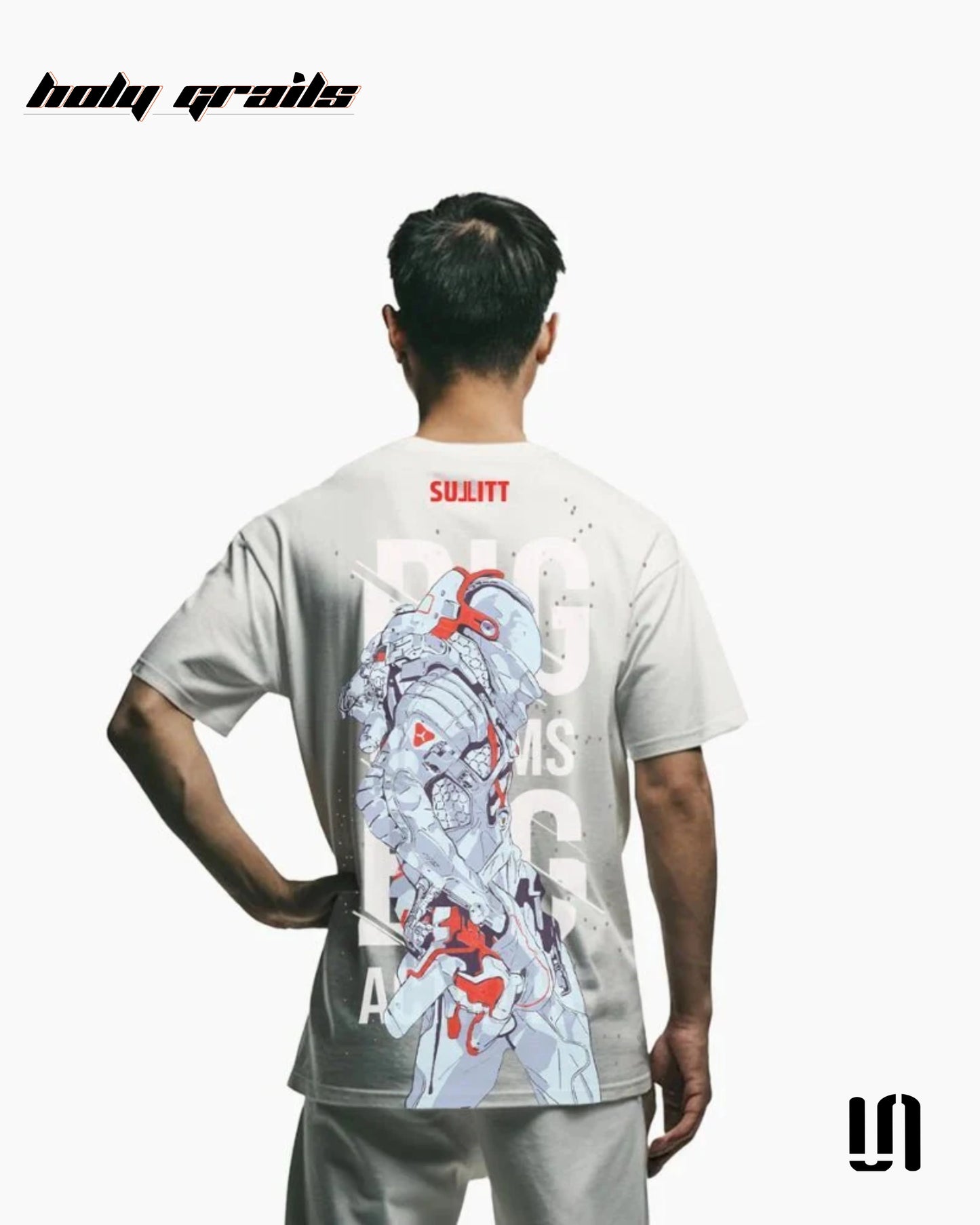 Moon Walker White Oversized Tee HG x Sullitt