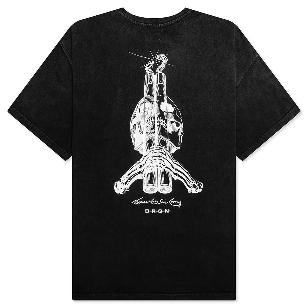 Bones Tee Faded Black