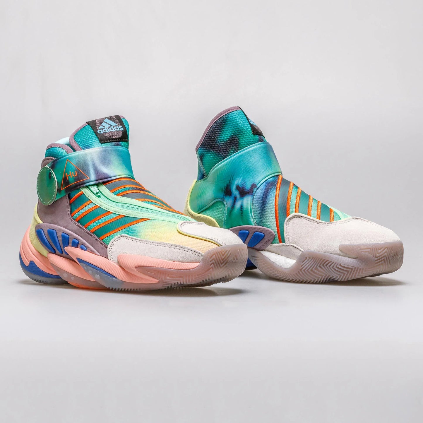 Pharrell Williams 0 To 60 Mens Basketball Shoe Yellow Tint Legacy Purple Clear Brown
