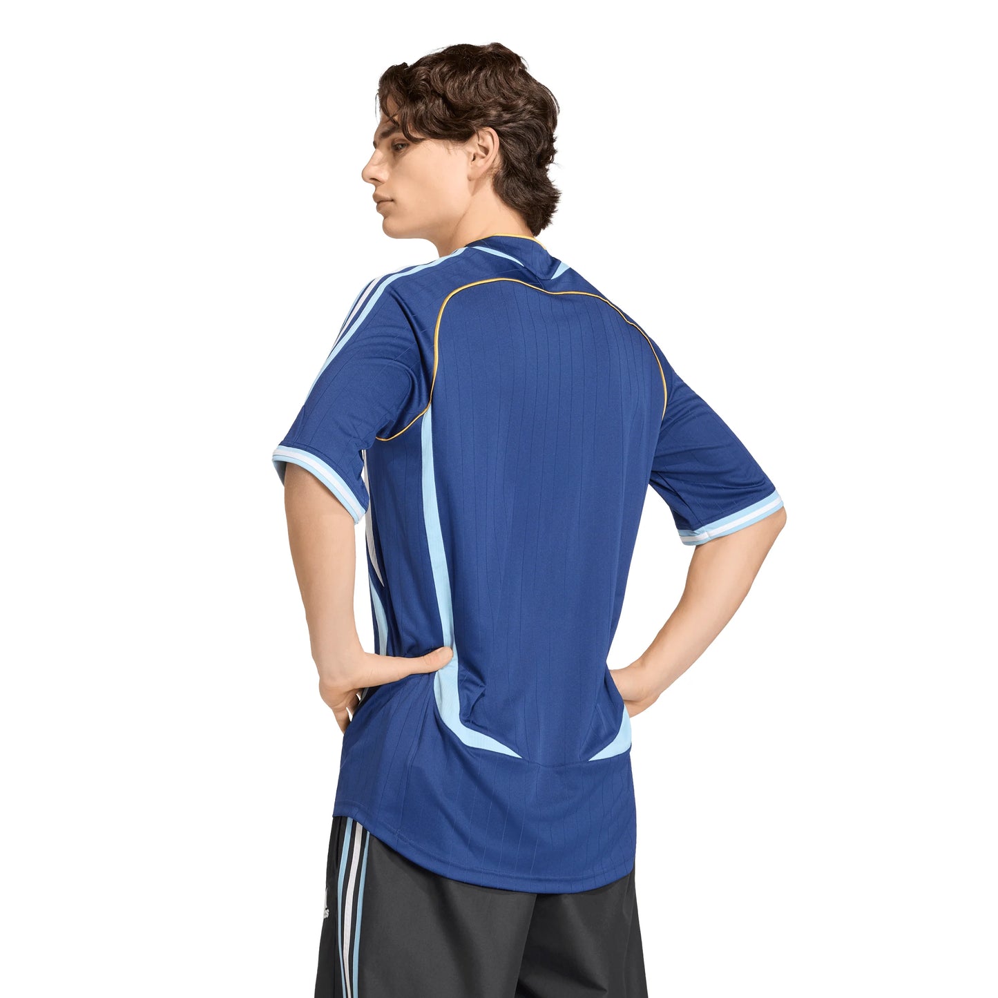 adidas Argentina Away Mens Soccer Jersey 2006 Dark Blue