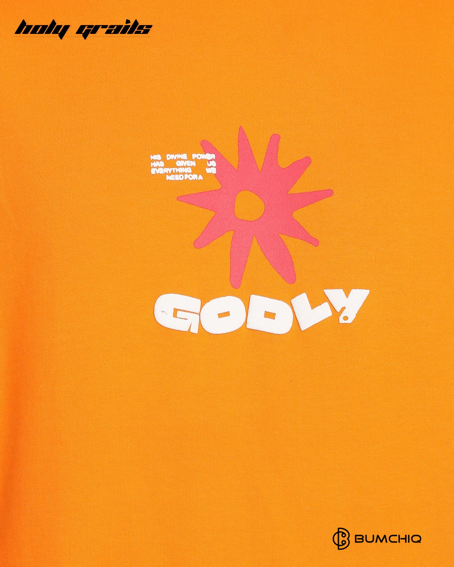 Gods Got This Orange Oversize Tee HG x Bumchiq