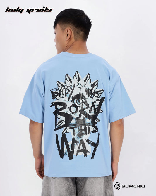 Baby Born Blue Oversize Tee HG x Bumchiq