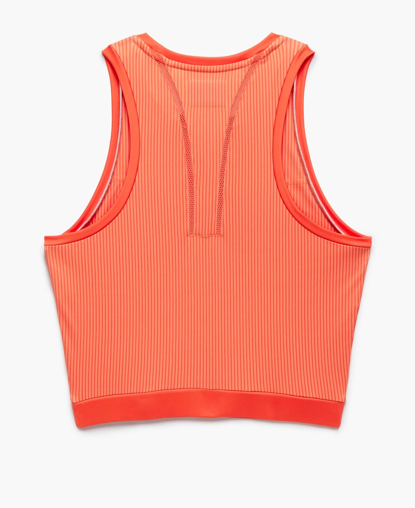 ISO GLOW RIBBED CROPPED TOURNAMENT TANK