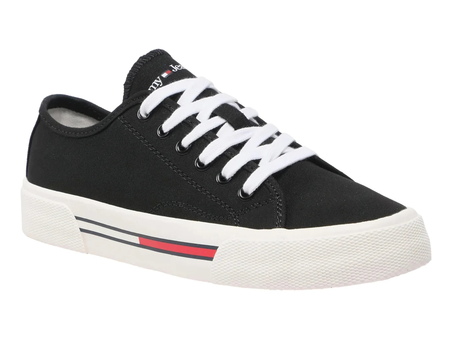 Tenis Tommy Hilfiger Tommy Jeans Low Cut Negro para Mujer