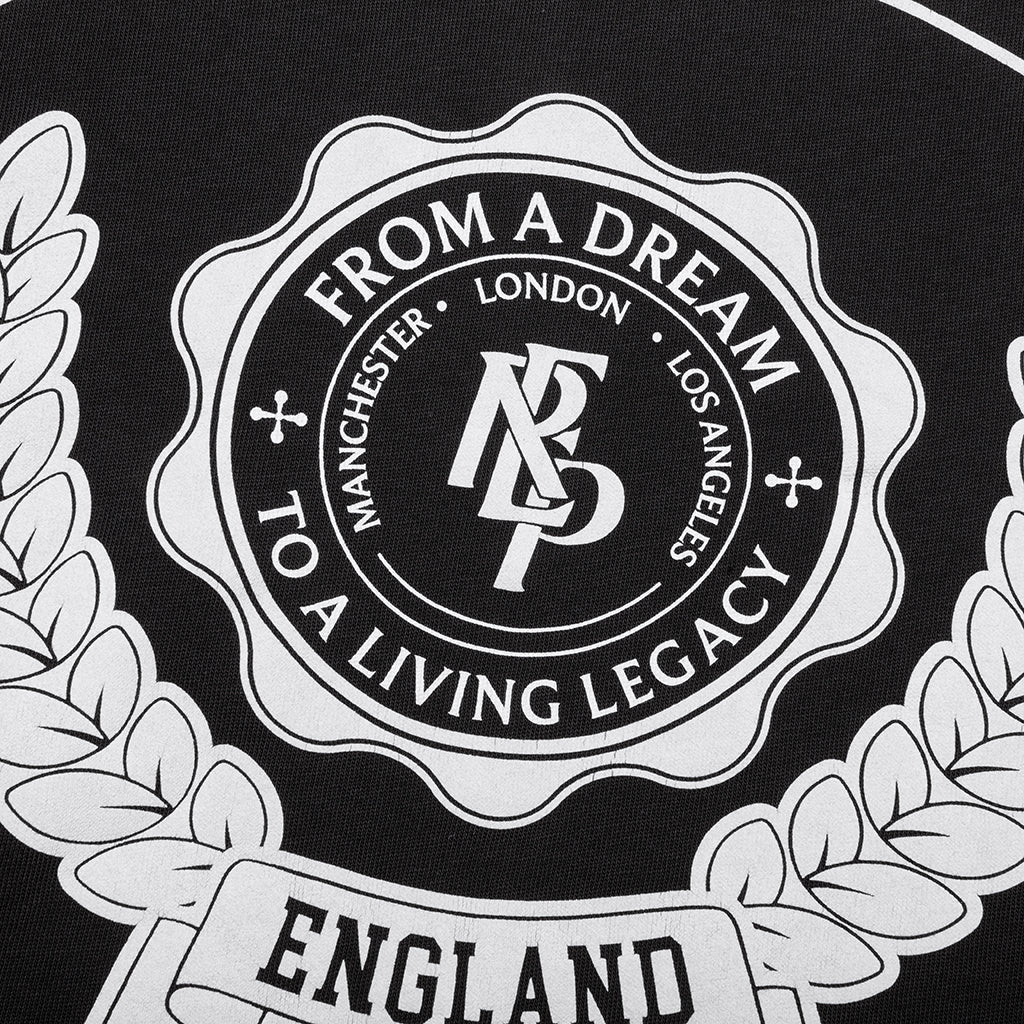 Legacy Crest T Shirt Stained Black