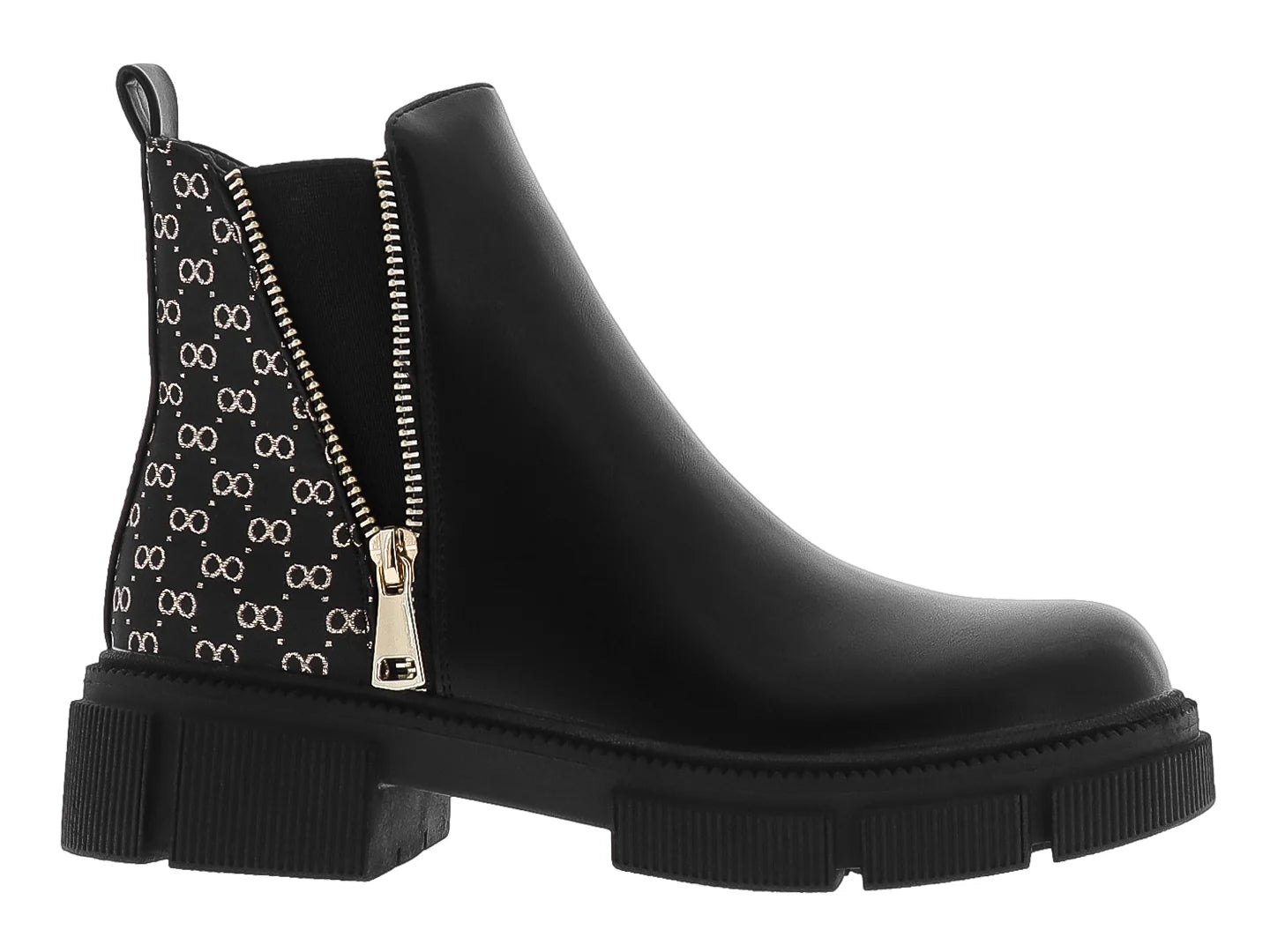 Botines de Plataforma Roze Negros para Mujer