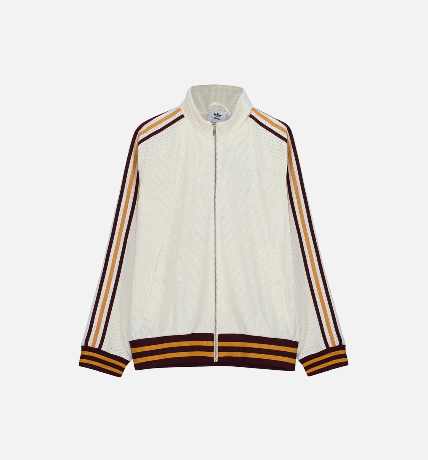 Eric Emanuel X adidas Warm Up Mens Track Top Cream White