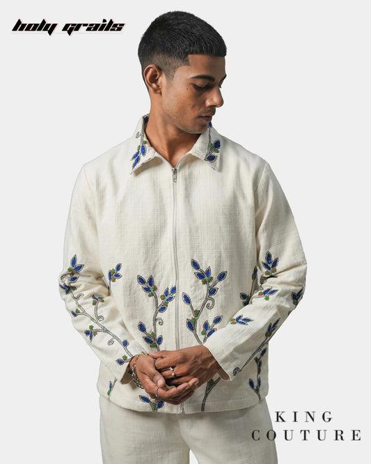 Staghorn Fern Zipper Jacket HG x King Couture