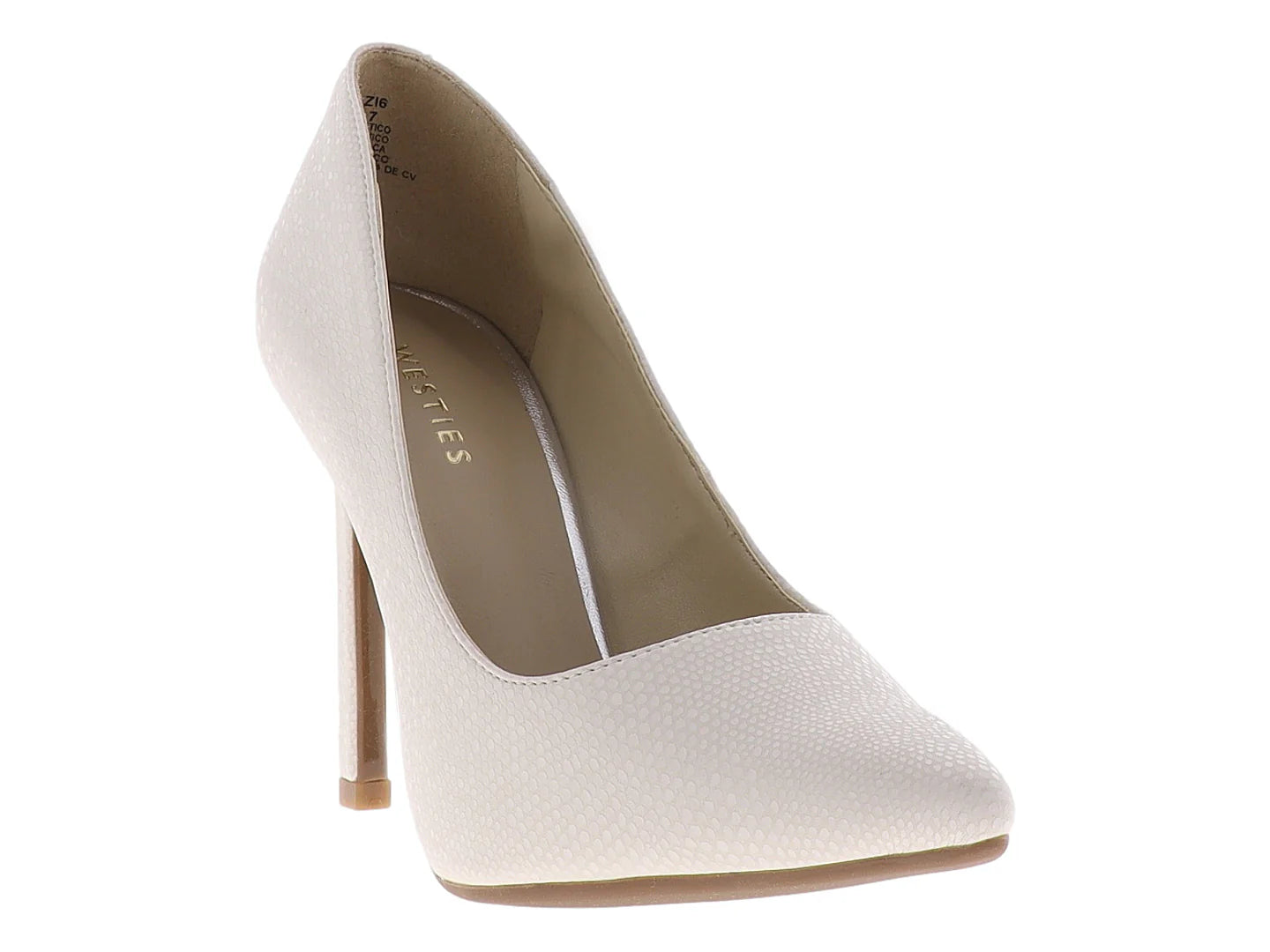 Zapatillas Westies Stiletto Color Marfil para Mujer