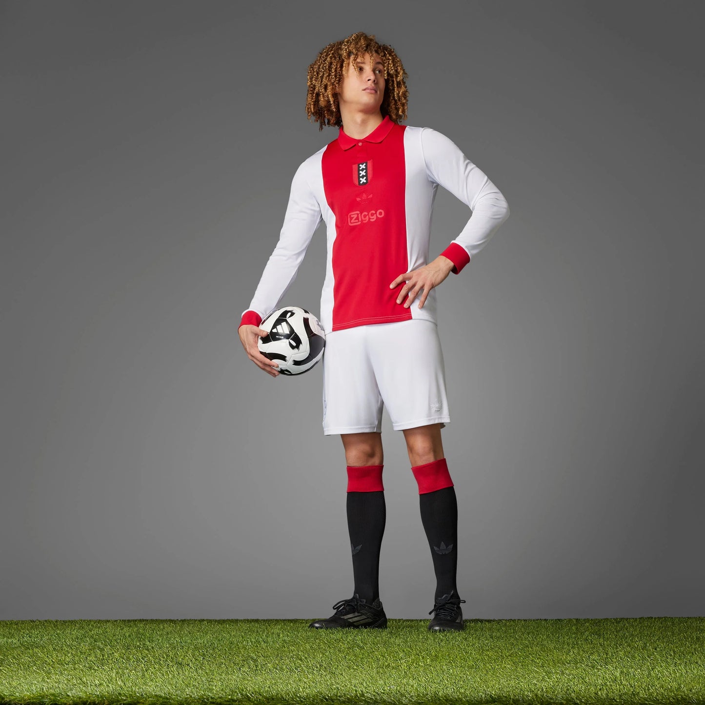 adidas Mens Ajax Amsterdam Anniversary 125 Jersey 25 White
