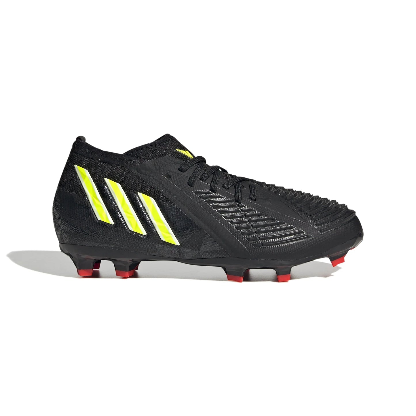 adidas Kids Predator Edge 1 FG J Soccer Cleats Black Yellow