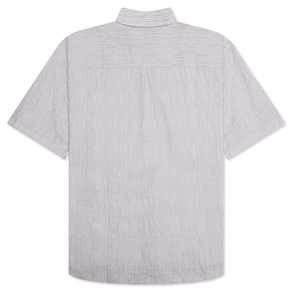 Wavy Striped Shirt Natural