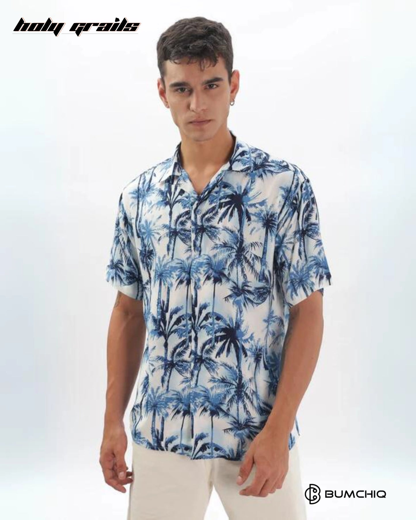 Bluish Palm Shirt HG x Bumchiq
