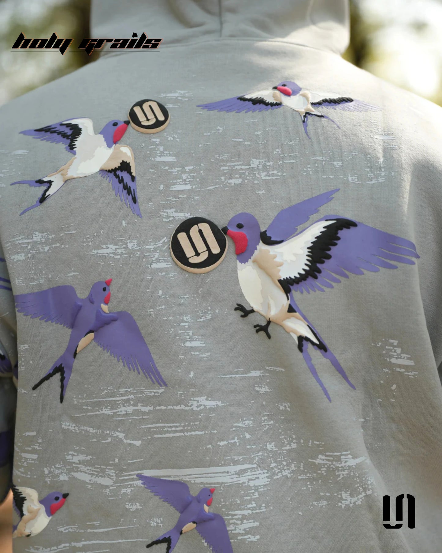 Rise Above Greywings Hoodie HG x Sullitt