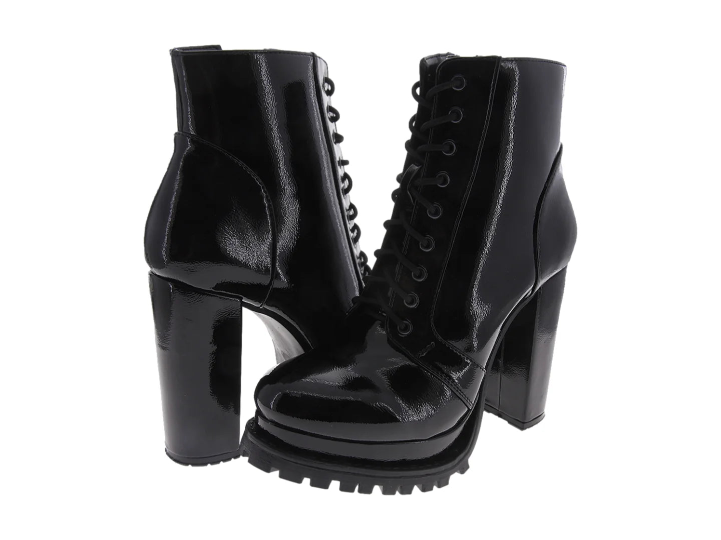 Botas Sarah Serguei Charol Negro para Mujer