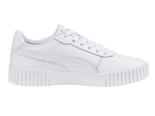 Tenis PUMA Carina 20 Blancos y Plata para Niña
